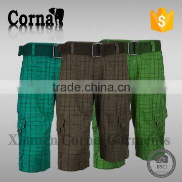 Waterproof Plus Size Eco-friendly Polyester Men Summer Sport Cargo Short Pants Made in China photo-3