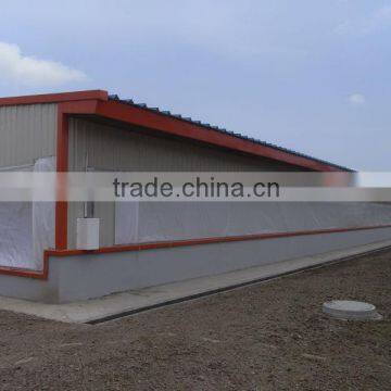 Curtain system for poultry farm