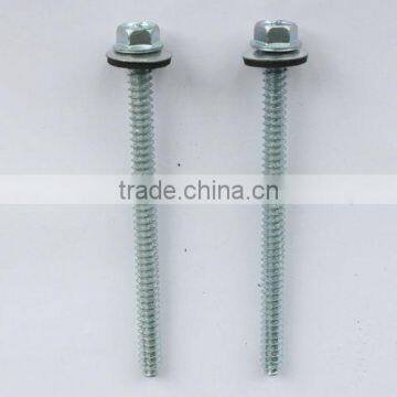 Slotted hex head self tapping screw