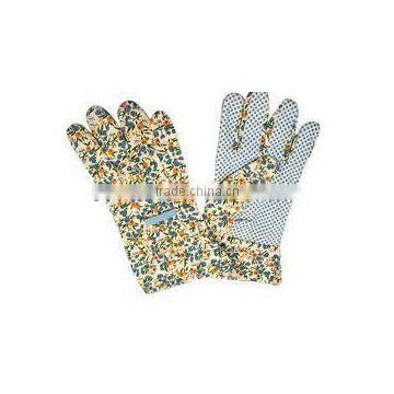 10.5inch polyester cotton garden glove