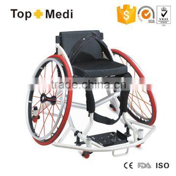 Topmedi Aluminum manual folded lightweight leisure basketball sport wheelchair