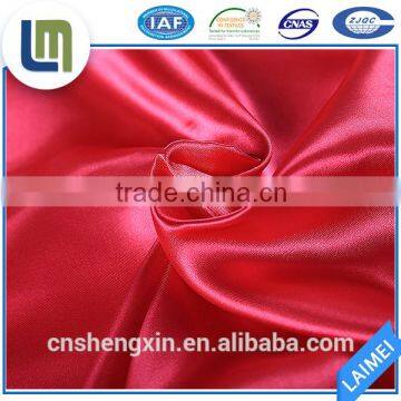 100% Polyester High Quality Colorful Satin Fabric
