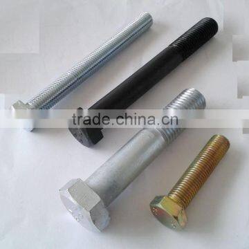 Various size forged steel power bolt and nut