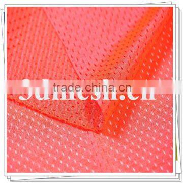 Wholesale Shiny Orange Lady Dress Mesh Fabrics