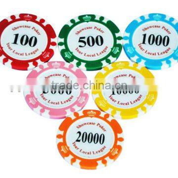 domino poker chips for poker club