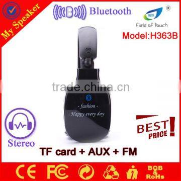 2014 new hot sale bluetooth wireless headphone with tf card