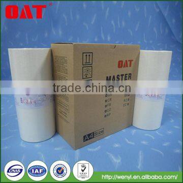 High quality customized paper rolls,CZ A4 master for use in duplicator