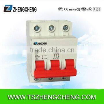 3P 25A Miniature circuit breaker C45 MCB