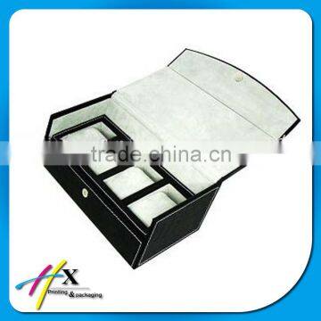 Common 4 slot Wooden Watch Storage Display Box
