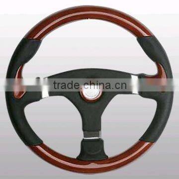 Wooden steering wheel