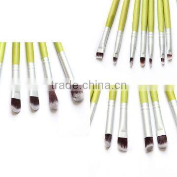 24pcs Vegan Bamboo Handle Makeup Brush Set With Powder Angled Foundation Lip Eye Brush photo-3