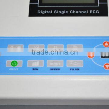 CE& FDA Approved 1-channel Electrocardiograph ECG EKG Machine photo-3