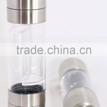 NEW!!!Dual Salt and Pepper Mill and Grinder 2 in 1