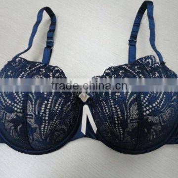 Soft molded balcony bra