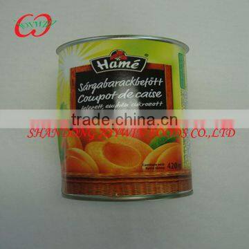 Canned Apricot Fresh Fruit