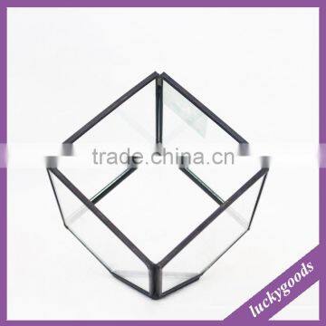 LGJ040 Wedding Party Decoration Glass Candle Holder With Lid photo-3