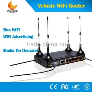 4G Bus WIFI Video Server with hotspot management and fleet management