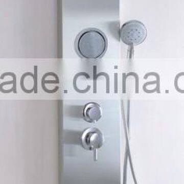 304 stainless steel thermostatic shower panel/shower column set with waterfall 90014