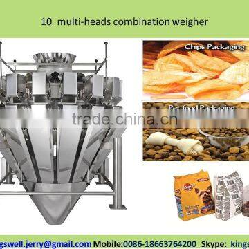 10 multi-heads combination weigher