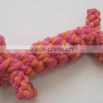 Handmade Animal Shape Dog Shape Cotton Rope Toy photo-1