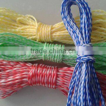 HD PE hollow rope colourful