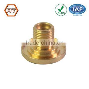 brass cnc threaded turning part