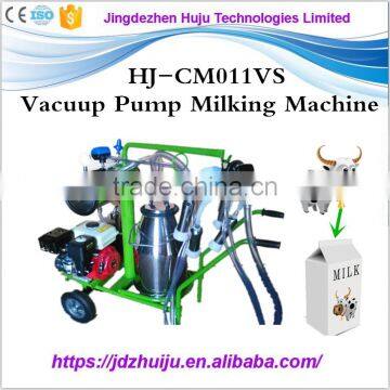 Small size automatic piston pum pused milking machine goat cow milking machine price HJ-CM011PS