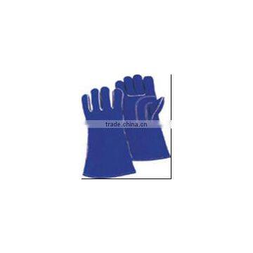 8'' - 10.5'' Length 7/10/13 gauge Cow/Pig split leather /Cotton/Polyester +PVC /PU Manufacturers safety glove