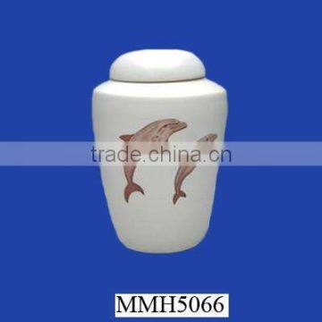 Wholesale white chinese funeral urns