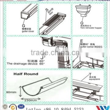 Metal Roof Tiles Accessories Flat Sheet Valley Tray Square Ridge capping