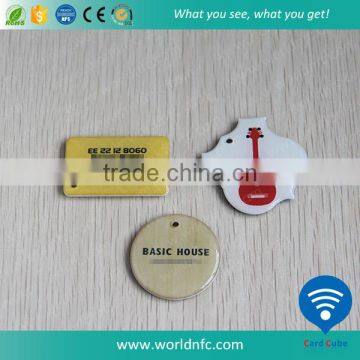 Factory Price Printed 13.56 MHz RFID Key Chain Epoxy Key Tag photo-6