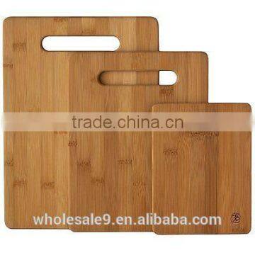 Bamboo 3 piece cutting board set