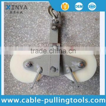 25KN OH Line Stringing Wheel Tandem Unit Stringing Pulley For Stringing photo-2