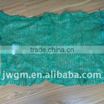 packing vegetable and fruit,wire 45*75cm, green raschel mesh bag