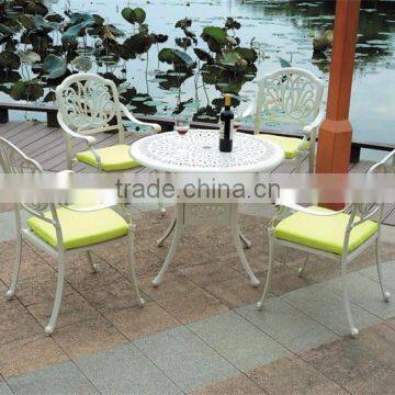 5 Pcs coffee table set all aluminum furniture