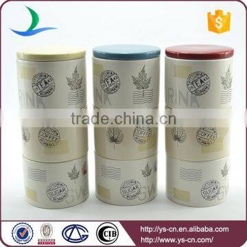 2015 Newest Product Simple Decal 3sets Storage Jars for Sale photo-2