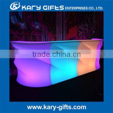 Commercial LED Furniture Plastic Bar Counter Hookah Furniture photo-6