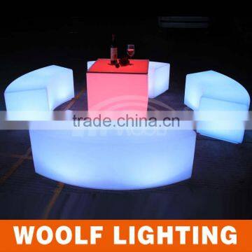 NEW DESIGN led curve chair led bar chair for outdoor