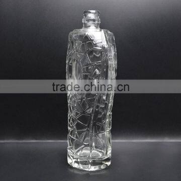 Wholesale White Clear Empty Bourbon Whiksey Glass Bottles 700ml photo-2