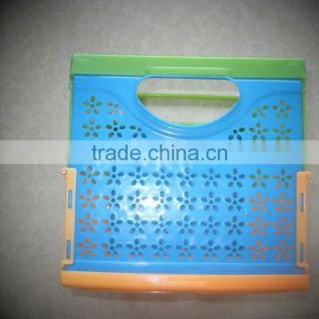 High Quality Cheap Price Food Grade Plastic Shopping Basket/plastic Organizer Baskets/colorful Plastic Basket photo-2