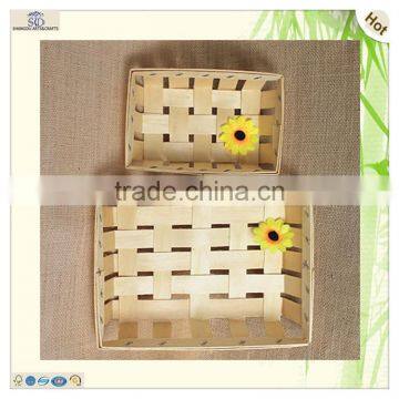 Disposable Fruits Sushi Serving Place Wood Veneer Tray photo-3
