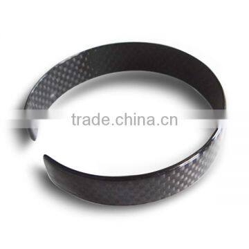 3K plain weave carbon fiber bracelet matte/glossy