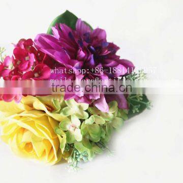 Artificial Flower,rose Bouquet, for Wedding Table Centerpieces photo-2