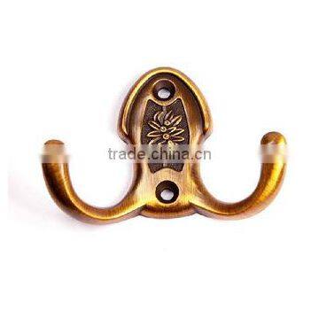 Embossed Antique Brass Hook