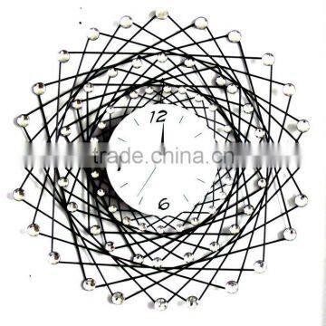 New design high quality metal wall clock art