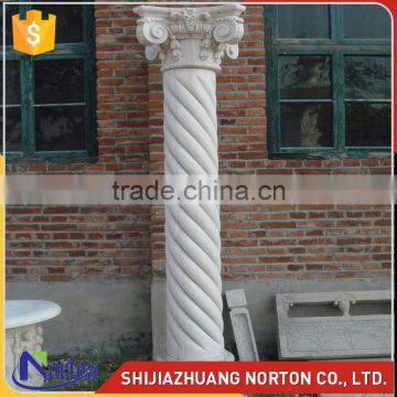 polished natural marble indoor roman column for decoration NTMF-C230S