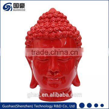 Custom Resin Red Man and Buddha Sculpture Statue photo-2