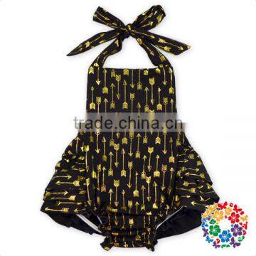 Mint Cotton Baby Toddler Ruffle Icing Romper photo-5