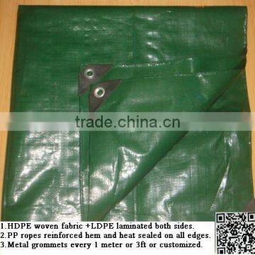 woven plastic tarpaulin for waterproof useing