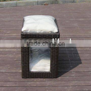 wicker rattan funny memory foam pet bed